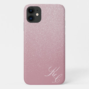 Blush Pink Shimmer Dust Personalized Phone Case