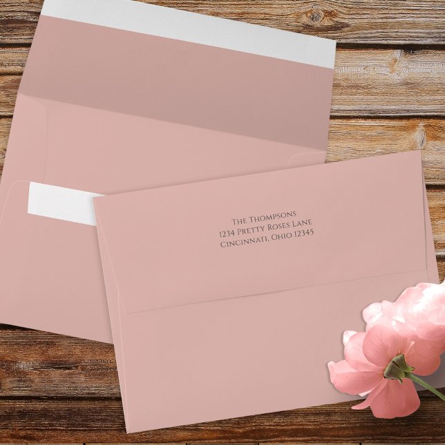 Blush Pink Simple Minimalist Minimal Pretty Envelope (Creator Uploaded)