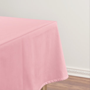 Blush Pink Solid Colour Classic Elegant Tablecloth