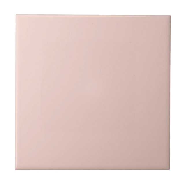 Blush Pink Square Kitchen and Bathroom Ceramic Tile (Front)