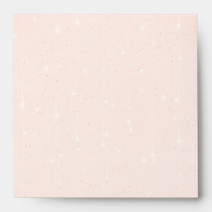 Blush Pink String Lights Envelope
