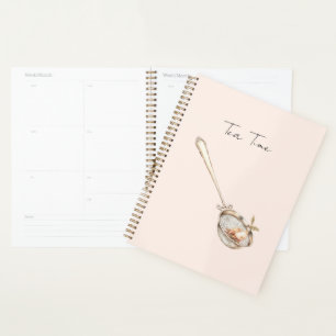 Blush Pink Tea Time Planner