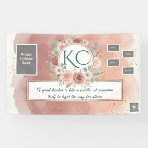 Blush Pink Teacher Appreciation Photo Banner