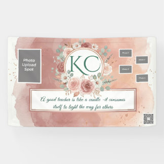 Blush Pink Teacher Appreciation Photo Banner