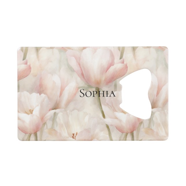 Blush Pink Tulips Floral Bridal Shower (Front (Horizontal))