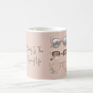 Blush Pink Variety Spice of Life Glasses Coffee Mug