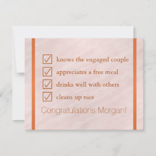 Blush Pink Watercolor Funny Be My Groomsman