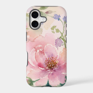 Blush Pink Watercolor Peony Floral