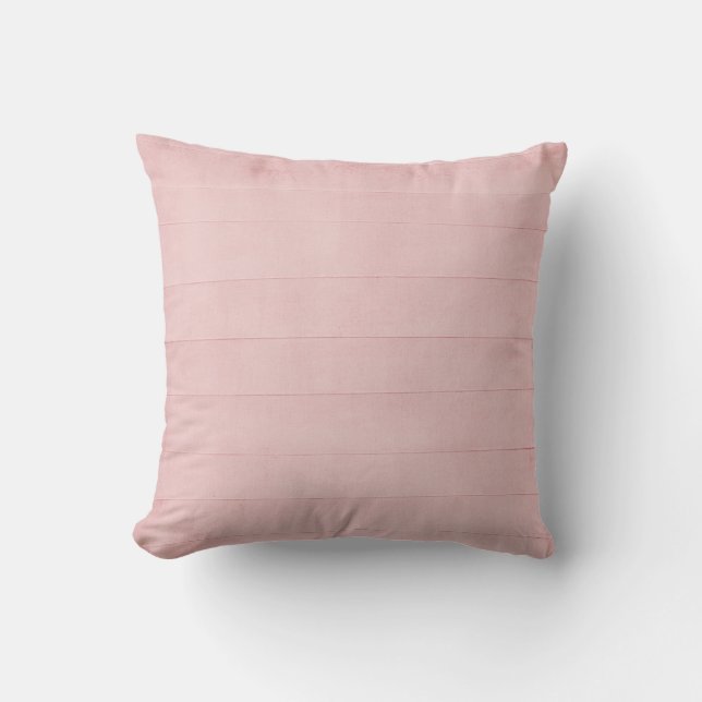 Blush Pink Watercolor Texture Look Girly Pastel Cushion (Front)