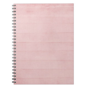 Blush Pink Watercolor Texture Look Girly Pastel Notebook
