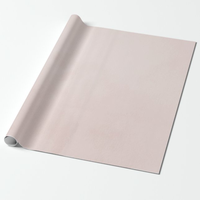 Blush Pink Watercolor Wrapping Paper (Unrolled)