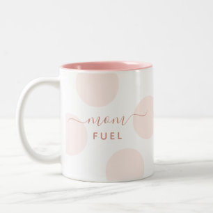 Blush Polka Dot   Simple Mum Fuel Mug