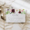 Blush Romance Meal Choice RSVP Card