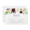 Blush Romance Meal Choice RSVP Card