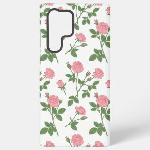 Blush Rose Garden   Pink Rose Floral Samsung Phone Galaxy Case