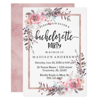 bachelorette weekend invitations