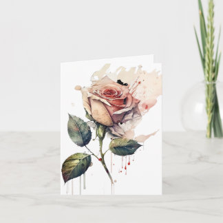 Blush Rose Love Card