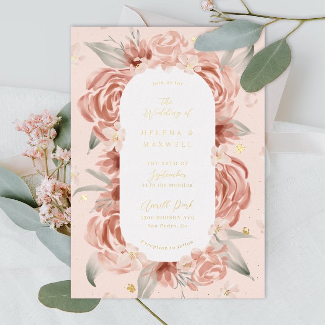 Blush Rose Peach Gold Wedding (Creator Uploaded)
