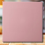 Blush Rose Pink Solid Colour | Classic | Elegant  Ceramic Tile<br><div class="desc">Blush Rose Pink Solid Colour | Pink Shades | Classic | Elegant | Trendy | Stylish | Professional Design</div>