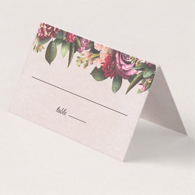 Blush Rose Place Card (Creator Uploaded)