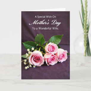 Blush Rose Sweet Mothers Day Card