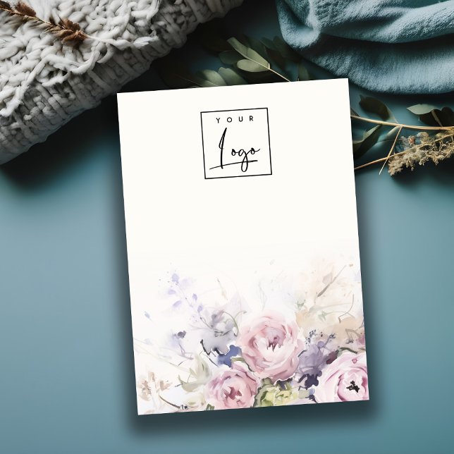 Blush Roses Floral Blank Jewellery Logo Display Business Card (Creator Uploaded)
