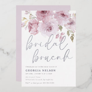 Blush & Silver Bridal Shower Bridal Brunch