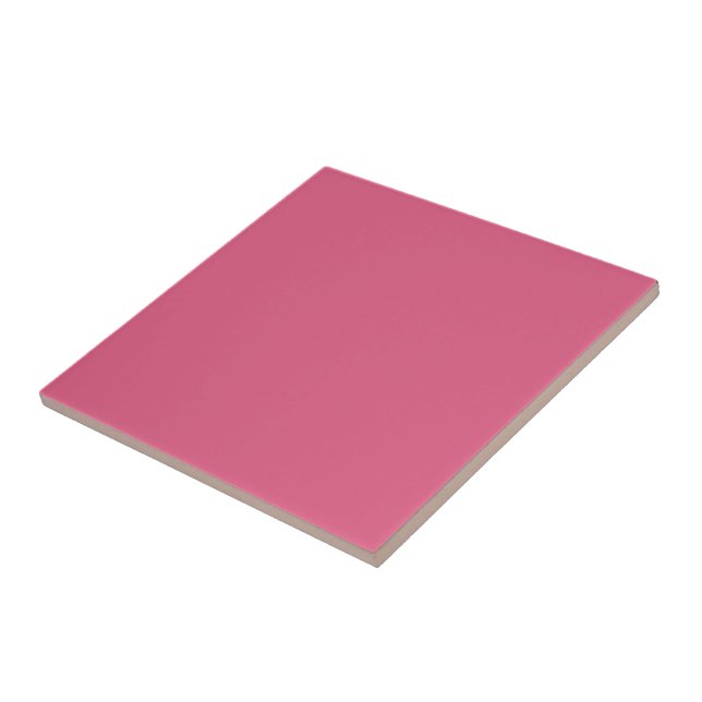 Blush (solid colour)  ceramic tile (Side)