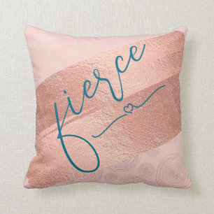 Blush Sparkle Fierce Cushion