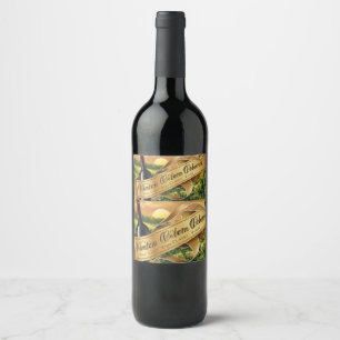 Blush Sparkling Wine Bridal Shower Mini Sparkling  Wine Label