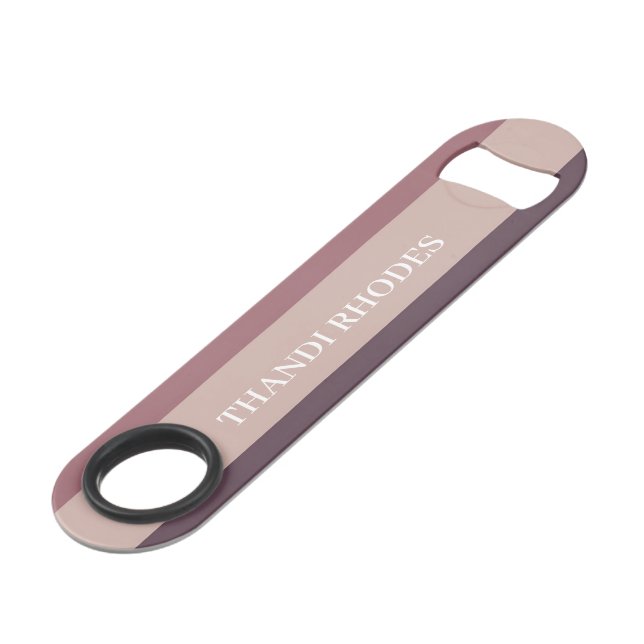 Blush stripes colour palette monogram (Front Angled)