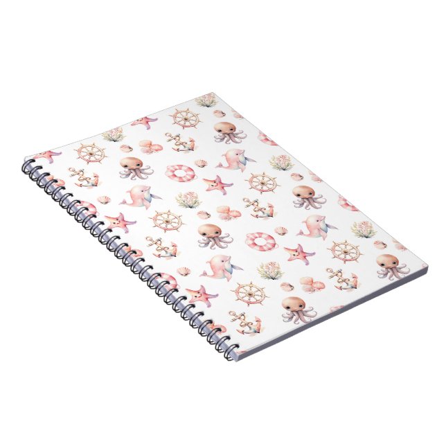 Blush Tide Treasures! Notebook (Right Side)