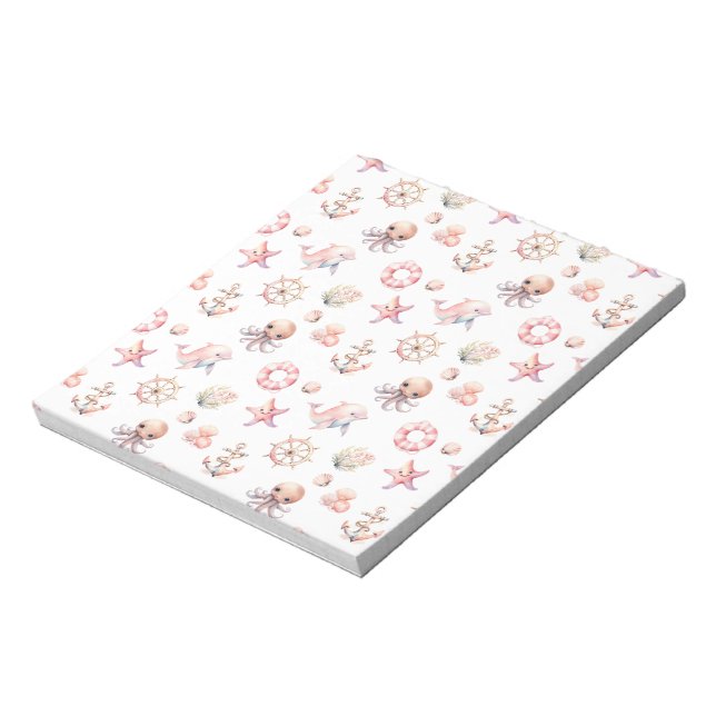 Blush Tide Treasures! Notepad (Rotated)