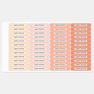 Blush Tones Palette Kids Name Organizational