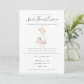 Blush Utensils Floral Bakery Cooking Class Invite (Standing Front)