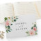 Blush White Bloom Floral Wedding Guestbook