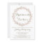 Blush Winter Wreath Bridesmaids Luncheon Invite