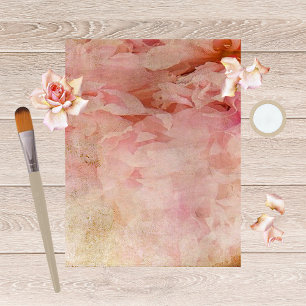 Blushed Floral Vintage Scrapbook Paper