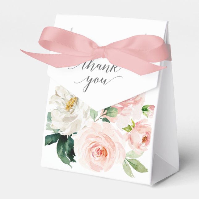 Blushing Blooms Favour Box (Front Side)