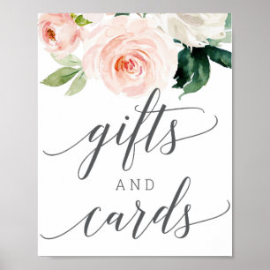 Blushing Blooms Gifts and Cards Sign
