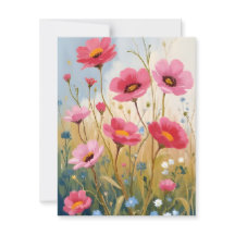 Blushing Blooms | Pink Flower Meadow Floral