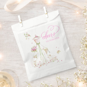 Blushing Bride in Bloom Cheers to Forever Favour Bag