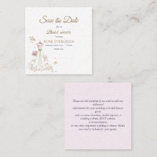 Blushing Bride in Bloom Enclosure Card