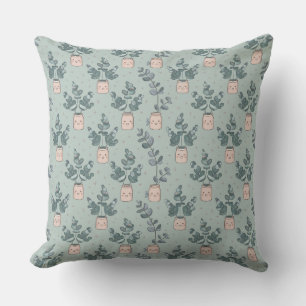 "Blushing Eucalyptus Breeze" Cushion