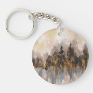 Blushing Forest I Key Ring