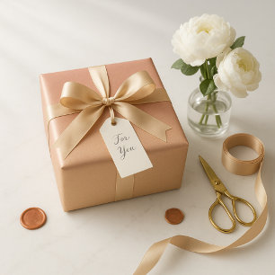 Blushing Gold Luxe Ombre  Wrapping Paper