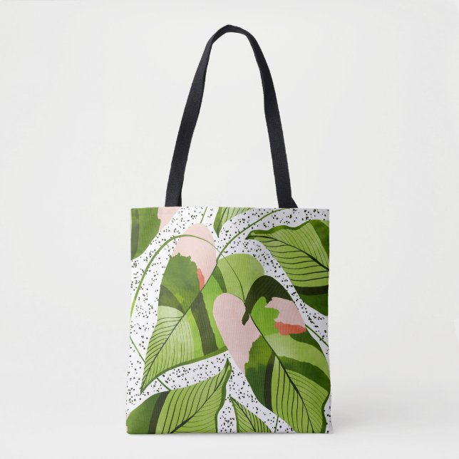 Blushing Leaves Tote Bag (Front)