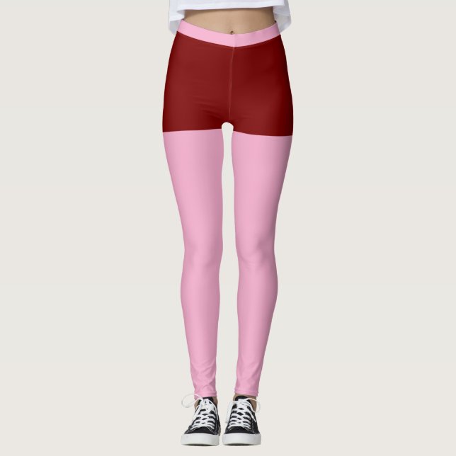 “BLUSHING PINK” – ACTIVEWEAR LEGGINGS (Front)