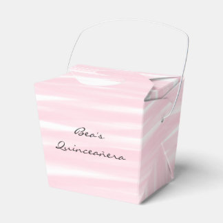 "Blushing Pink" Take-out Favour Boxes