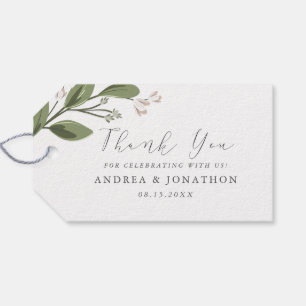 Blushing Sprigs Favour Tag